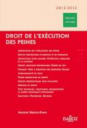 Droit de l'exécution des peines 2012-2013
